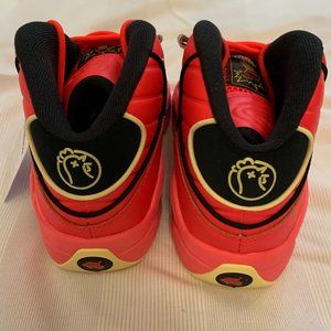 Reebok Question Mid 'Scarlet' Mens Sneakers Size 8.5